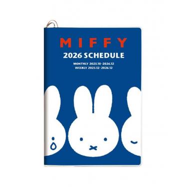 2025年10月始まり手帳 週間ブロック B6 ミッフィー ブルー
