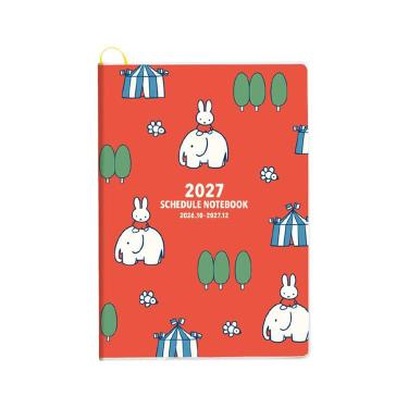2026年10月始まり手帳 月間 A5 ブルーナワールド レッド