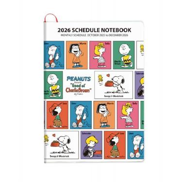 2025年10月始まり手帳 月間 A5 スヌーピー ホワイト