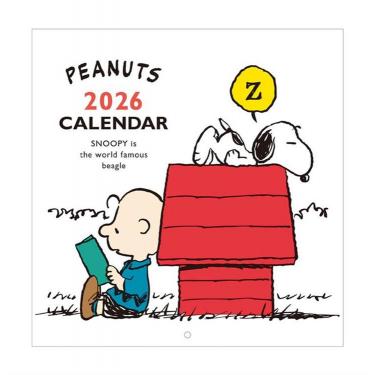 2026年1月始まりカレンダー 壁掛け スヌーピー