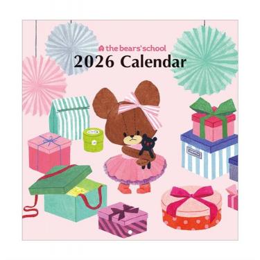 2026年1月始まりカレンダー 壁掛け くまのがっこう