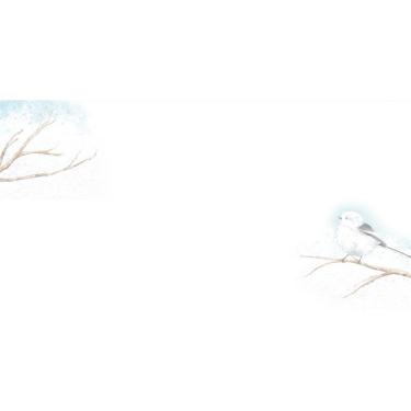 冬柄 封筒 シマエナガ