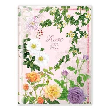 2025年12月始まり手帳 月間 A5 クラシックローズ ピンク