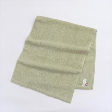 フェイスタオル 34×80cm グリーン