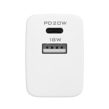 AC充電器 PD20W対応 ホワイト