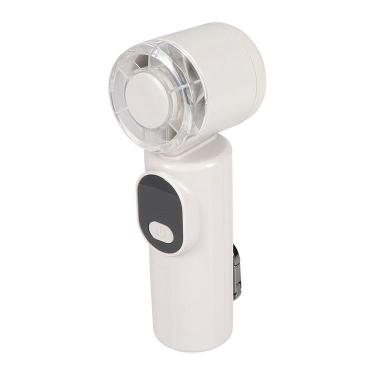 カラビナ付き 静音ジェットファン クールグレー 扇風機