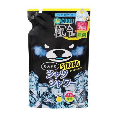 ひんやりシャツシャワー ストロング グレープフルーツの香り 詰め替え 400ml