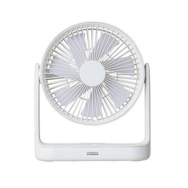 【デスクファン】3WAYスリムデスクファン リリーホワイト 扇風機