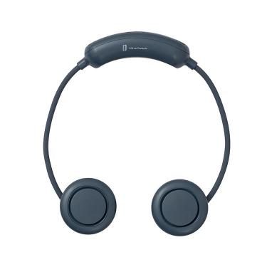 【ペルチェ式】 ペルチェ冷却機能コンパクトネックファン アッシュグレー 扇風機