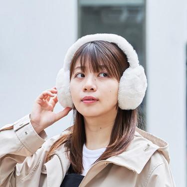 耳まであたたかい イヤマフ付 使い捨てないシェアカイロ モカ