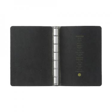 レザーバインダー プエブロ ミニ6 ブラック