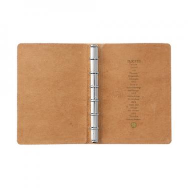 レザーバインダー プエブロ ミニ6 ベージュ