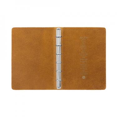 レザーバインダー リスシオ ミニ6 ブラウン