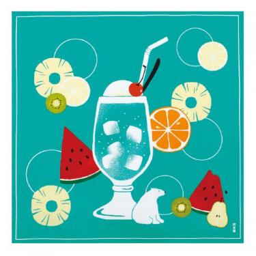 絵小布 50×50cm 爽やかクリームソーダ