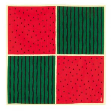 小布 50×50cm 染分スイカ