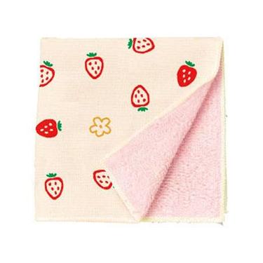 キッズタオルハンカチ いちごフラワー