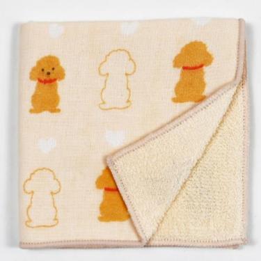 キッズタオルハンカチ トイプードル