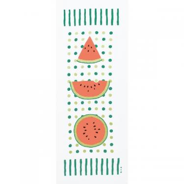 湯けむりたおる 34×90cm スイカ飾り