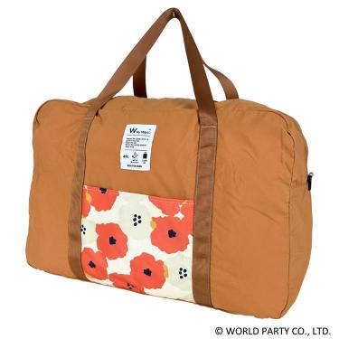 パッカブルボストンL 45L オレンジ/ピオニ