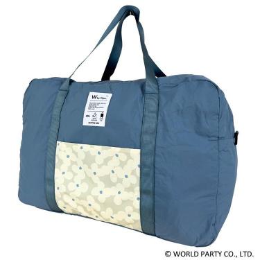 パッカブルボストンL 45L ブルー/クッカ