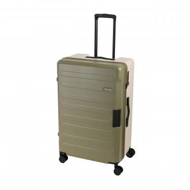 大型スーツケース 容量95L 高さ69cm ファスナーキャリーケース オリーブ【ロフト限定】