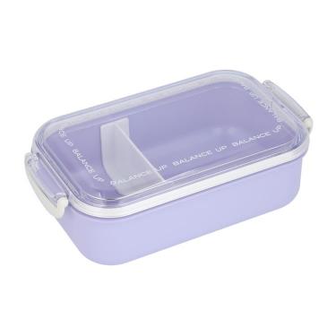 タイトランチボックス 650ml パープル バランスアップ お弁当箱【ロフト限定】