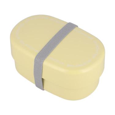 オーバルランチボックス 570ml レモンクリーム バランスアップ お弁当箱【ロフト限定】