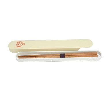 箸・箸箱セット 18cm オレンジ