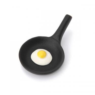 フライパン目玉焼き付 はしおき ブラック