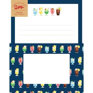 レターセット グラス はじけるキャンディチョコレート。【ロフト限定】