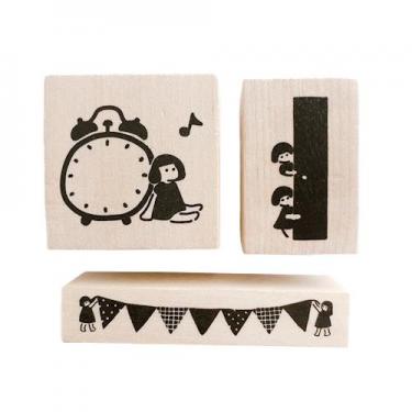 フルカワはんこ こびと生活 3個セット