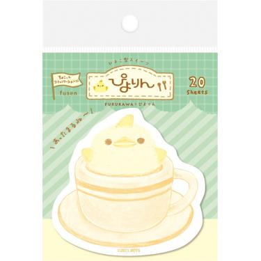ぴよりん 型抜き付箋 ぴよりんカップ