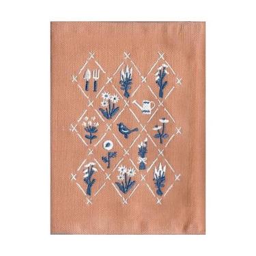 刺繍ブックカバー コトリびより(コトリびより