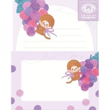 レターセット モンチッチ ぶどう