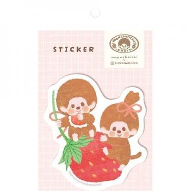 ステッカー モンチッチ いちご