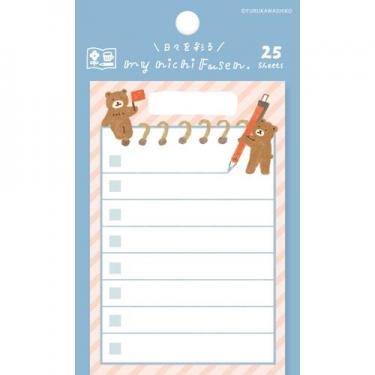 マイニチ付箋 わたしびより お手伝いくま