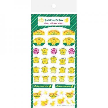 クリアステッカーシート フルーツマーケット ポムポムプリン