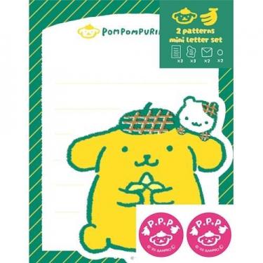 ダイカットミニレターセット フルーツマーケット ポムポムプリン