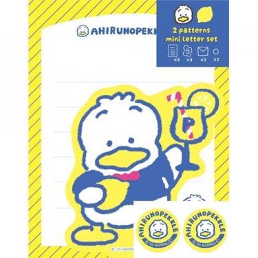 ダイカットミニレターセット フルーツマーケット あひるのペックル