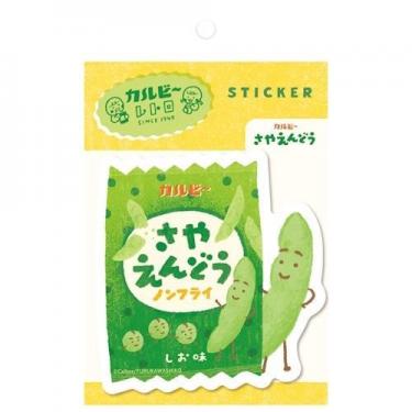 ステッカー カルビーレトロ さやえんどうA
