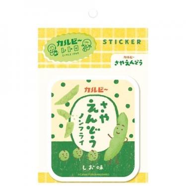 ステッカー カルビーレトロ さやえんどうB