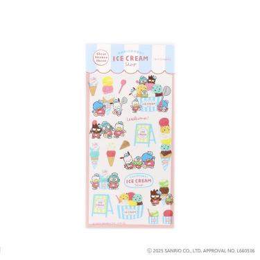 透明シールシート はぴだんぶい アイスクリームショップ はぴだんぶい