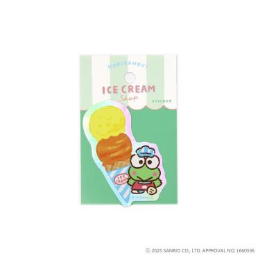 ステッカー はぴだんぶい アイスクリームショップ けろけろけろっぴ