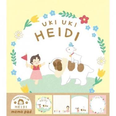 メモパッド アルプスの少女ハイジ うきうきハイジ