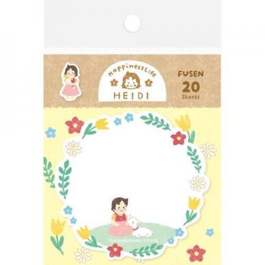 型抜き付箋 アルプスの少女ハイジ うきうきハイジ