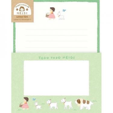 レターセット アルプスの少女ハイジ とことこハイジ