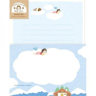 レターセット アルプスの少女ハイジ ぷかぷかハイジ