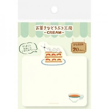 付箋 お菓子などうぶつ工房 ウサギ