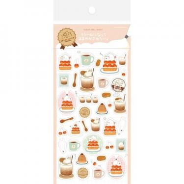 クリアシール お菓子などうぶつ工房 ネコ