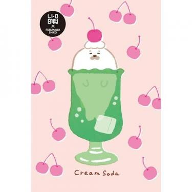 ポストカード レトロ印刷×お菓子などうぶつ工房 アザラシ